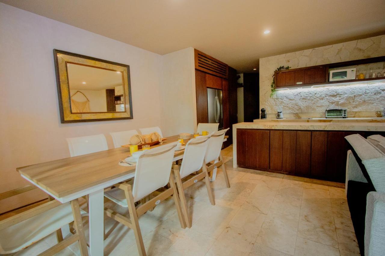 Ideal 4 Groups Aldeazama 2Br 10Pax Apt Papaya Playa トゥルム エクステリア 写真