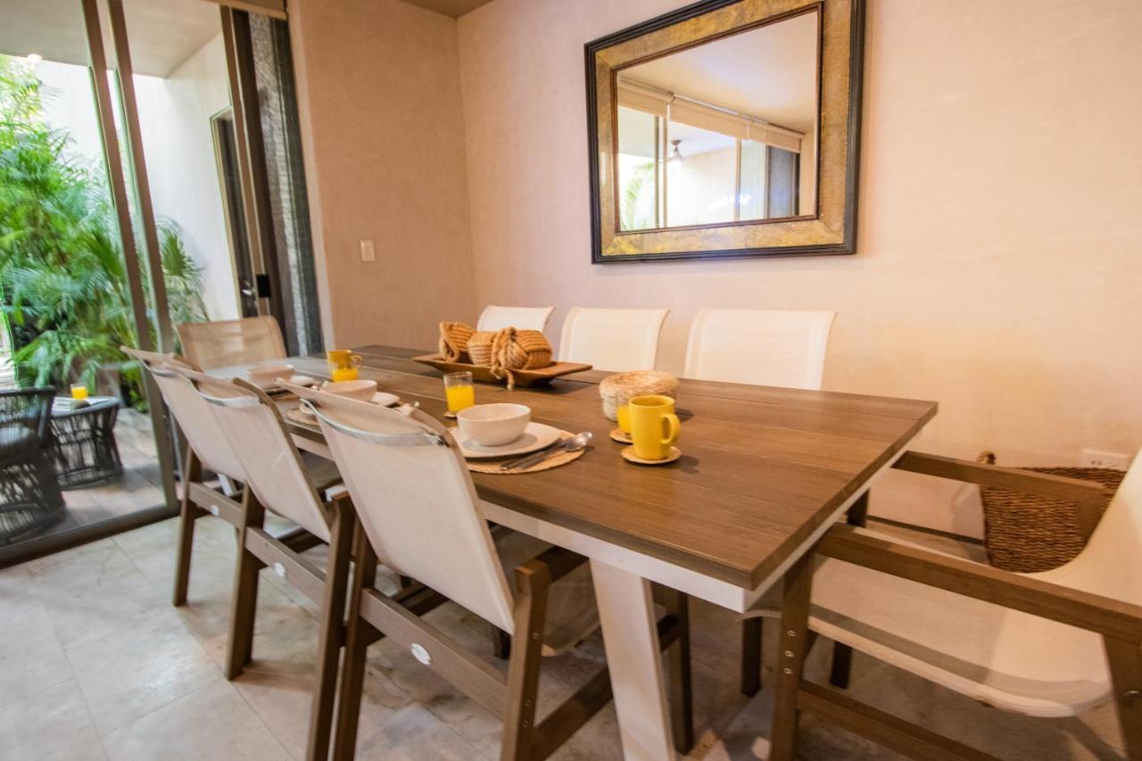Ideal 4 Groups Aldeazama 2Br 10Pax Apt Papaya Playa トゥルム エクステリア 写真